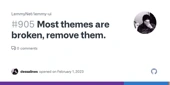 Most themes are broken, remove them. · Issue #905 · LemmyNet/lemmy-ui